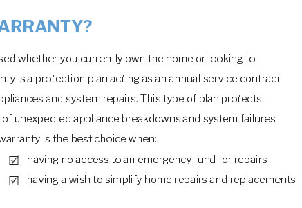 home warranty pembina